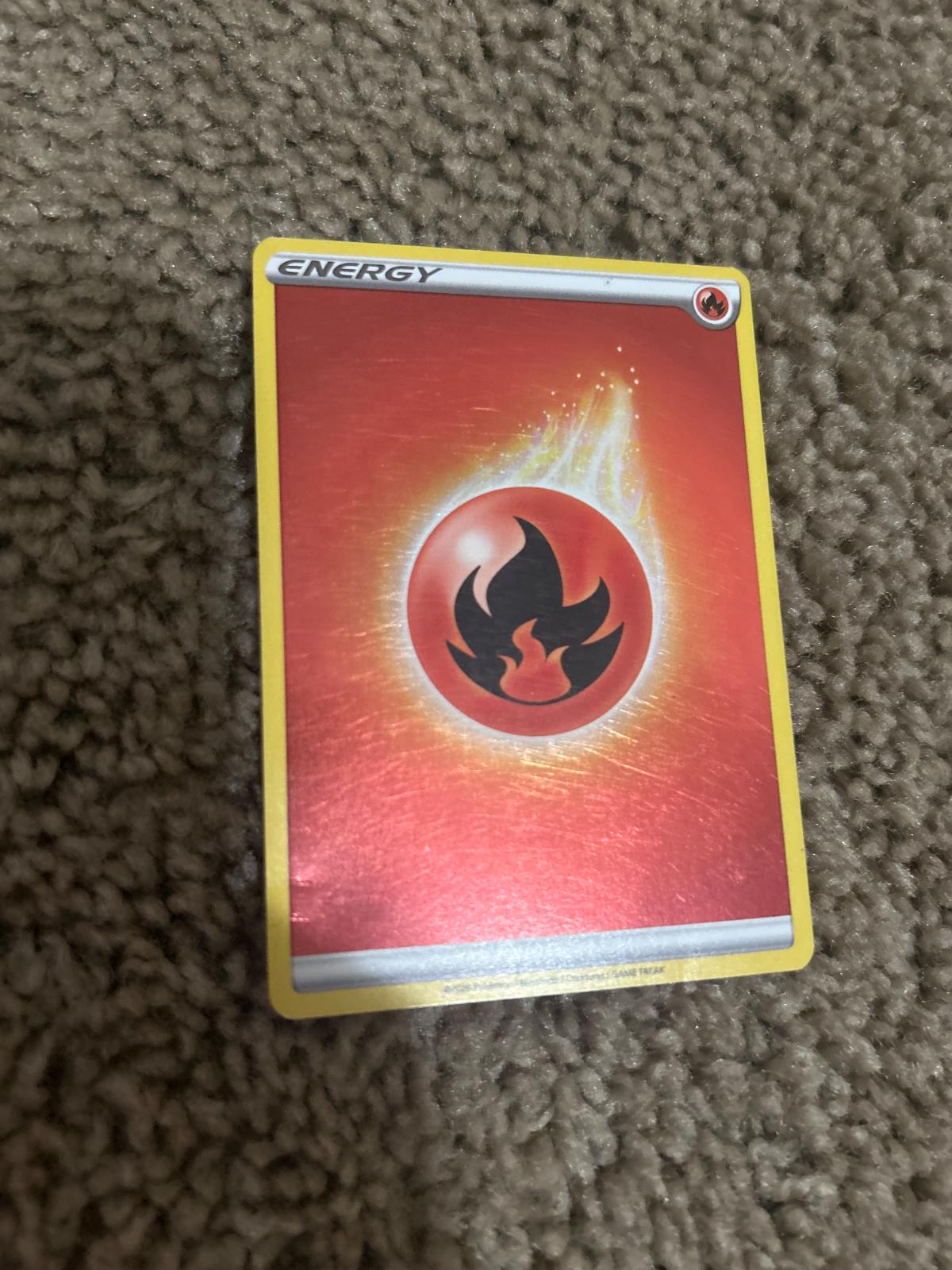Sword & Shield Fire Energy [Reverse Holo] Pokémon card